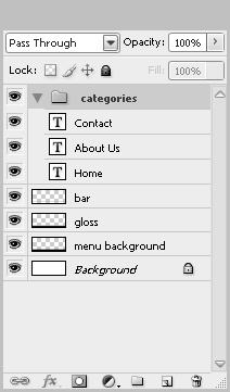 Vista Style Menu using Photoshop image 7